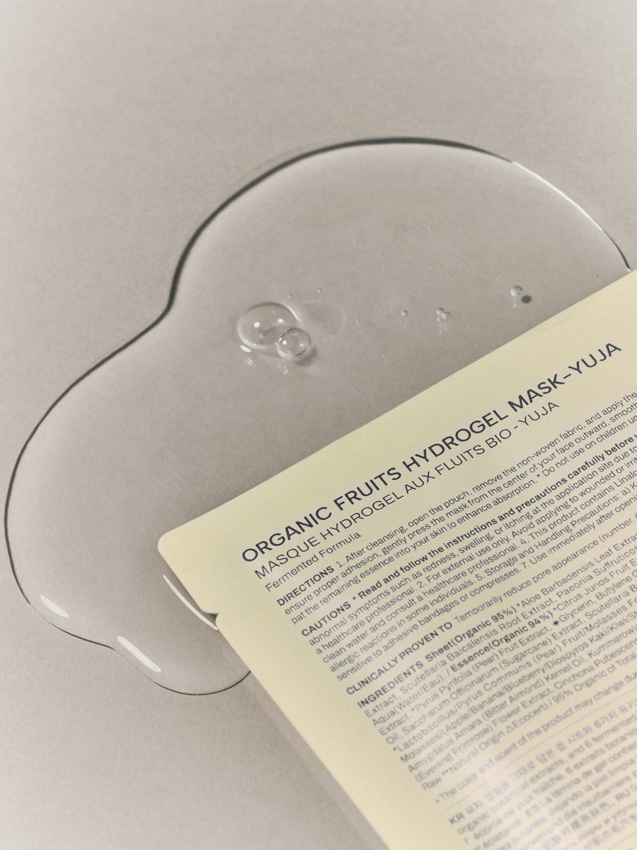95% Organic, Jelly-like Yuja(yuzu) Hydrogel Mask – US Whamisa