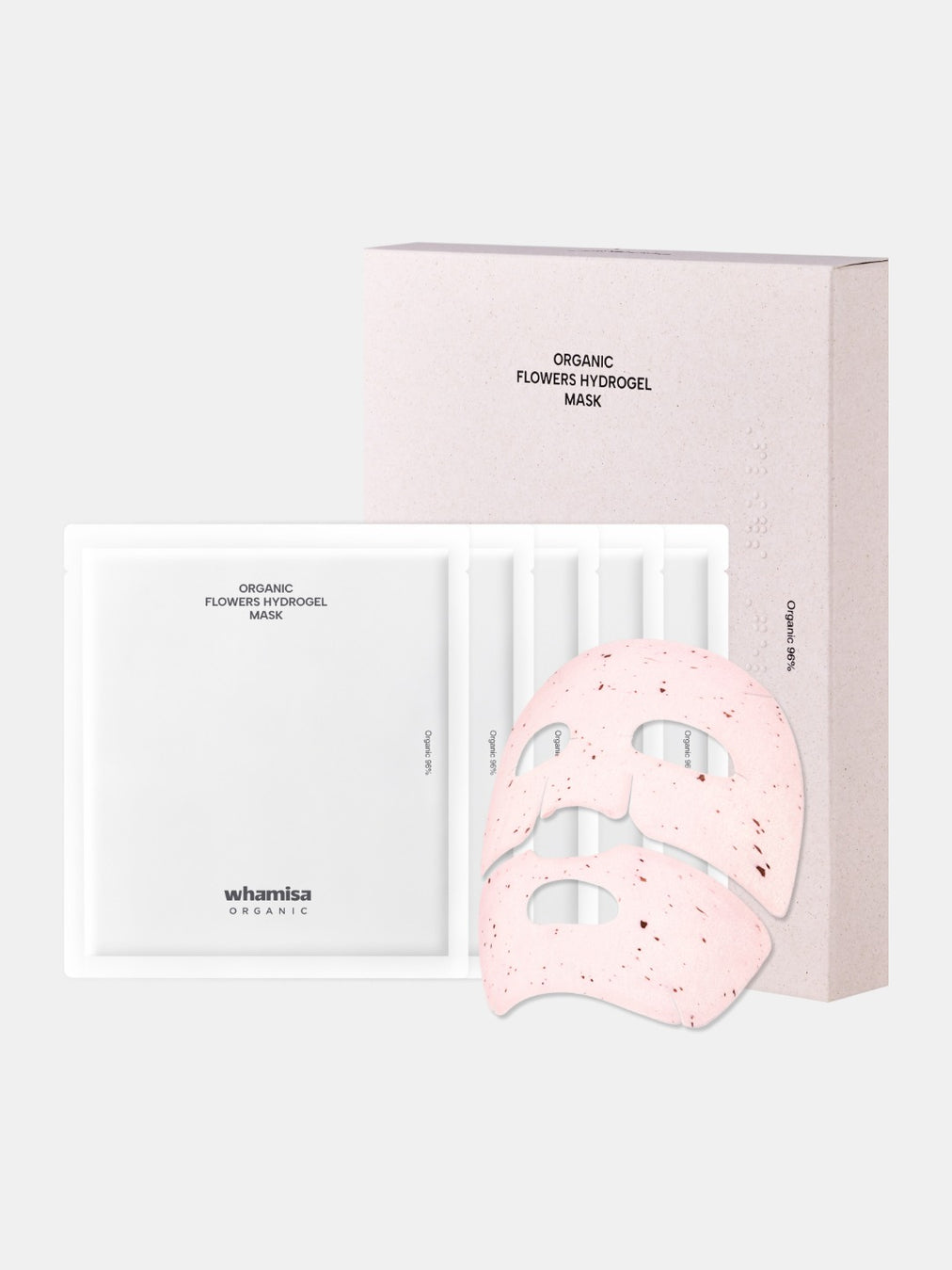 96% Organic, Jelly-like Organic Flower Essence Hydrogel Mask  US Whamisa