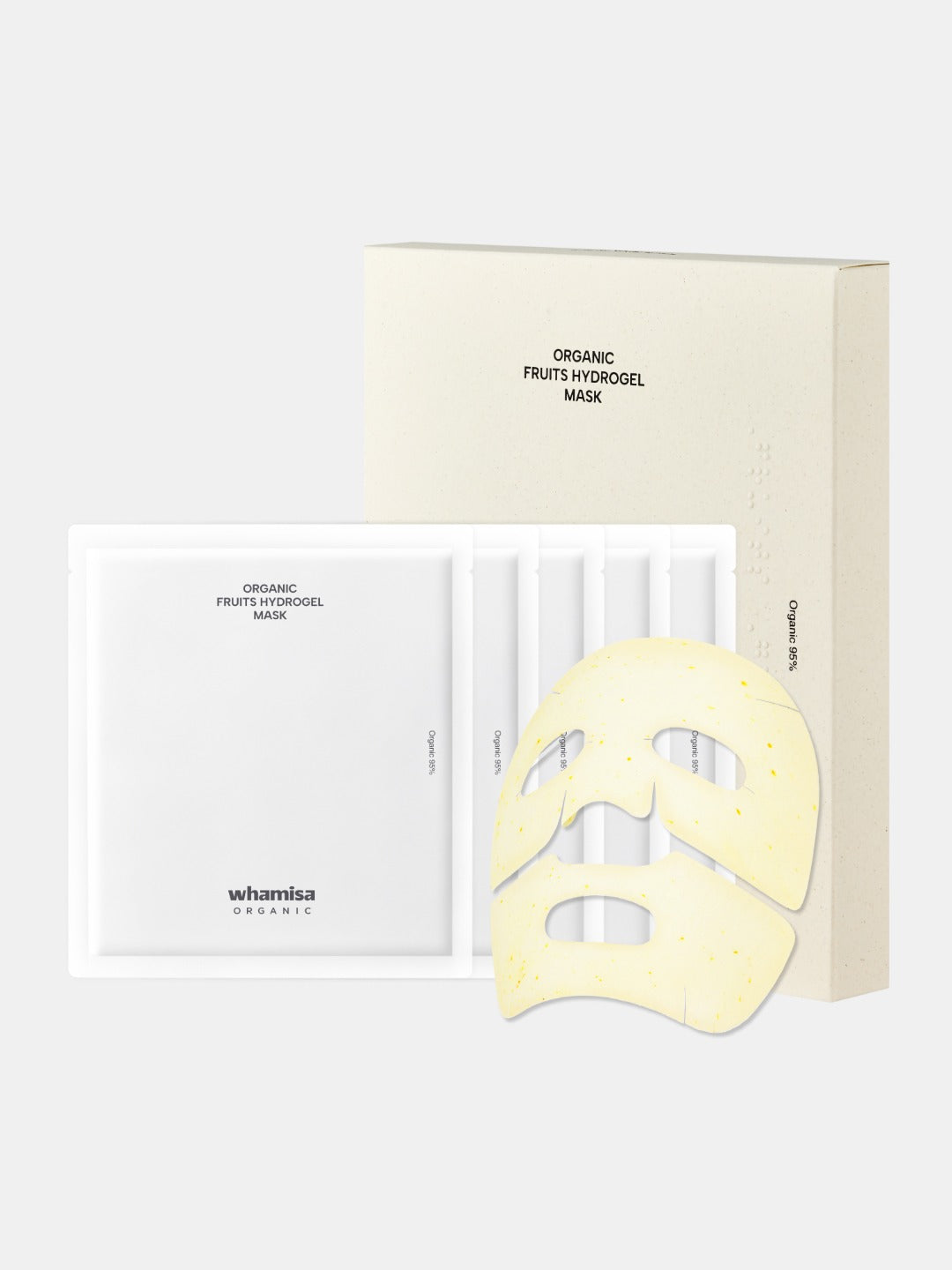 [Coming Soon] Organic Fruits Hydrogel Mask - Yuja (5 pcs / pack)
